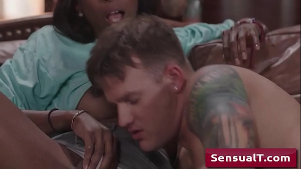 Sexy busty black shemale fucked by two horny gay dudes hard and deep Brandon Wilde, Dillon Diaz, Natassia Dreams